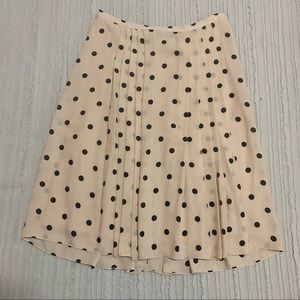 The Limited Vintage Silk Polka Dot Skirt 8
